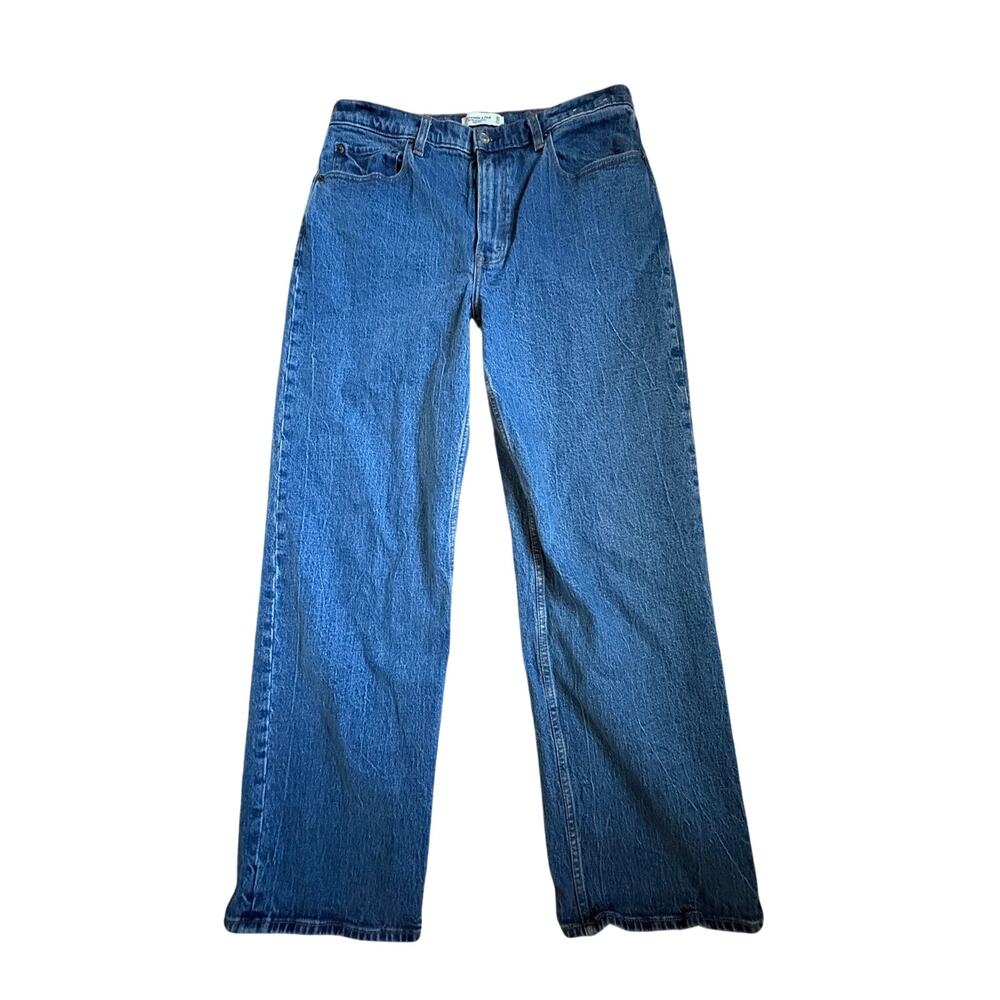 Abercrombie & Fitch 90s Relaxed Jeans 32/14 High Rise Short Medium Wash